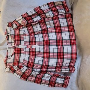 Oshkosh, girls' matching set, plaid  size 5